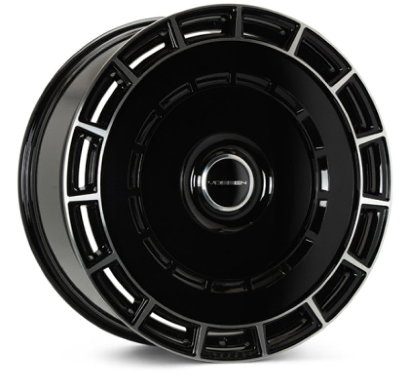 Vossen HF-9 22x11 - 5x112 - ET30 - 66.56 - Deep - Gloss Black Polished Wheel