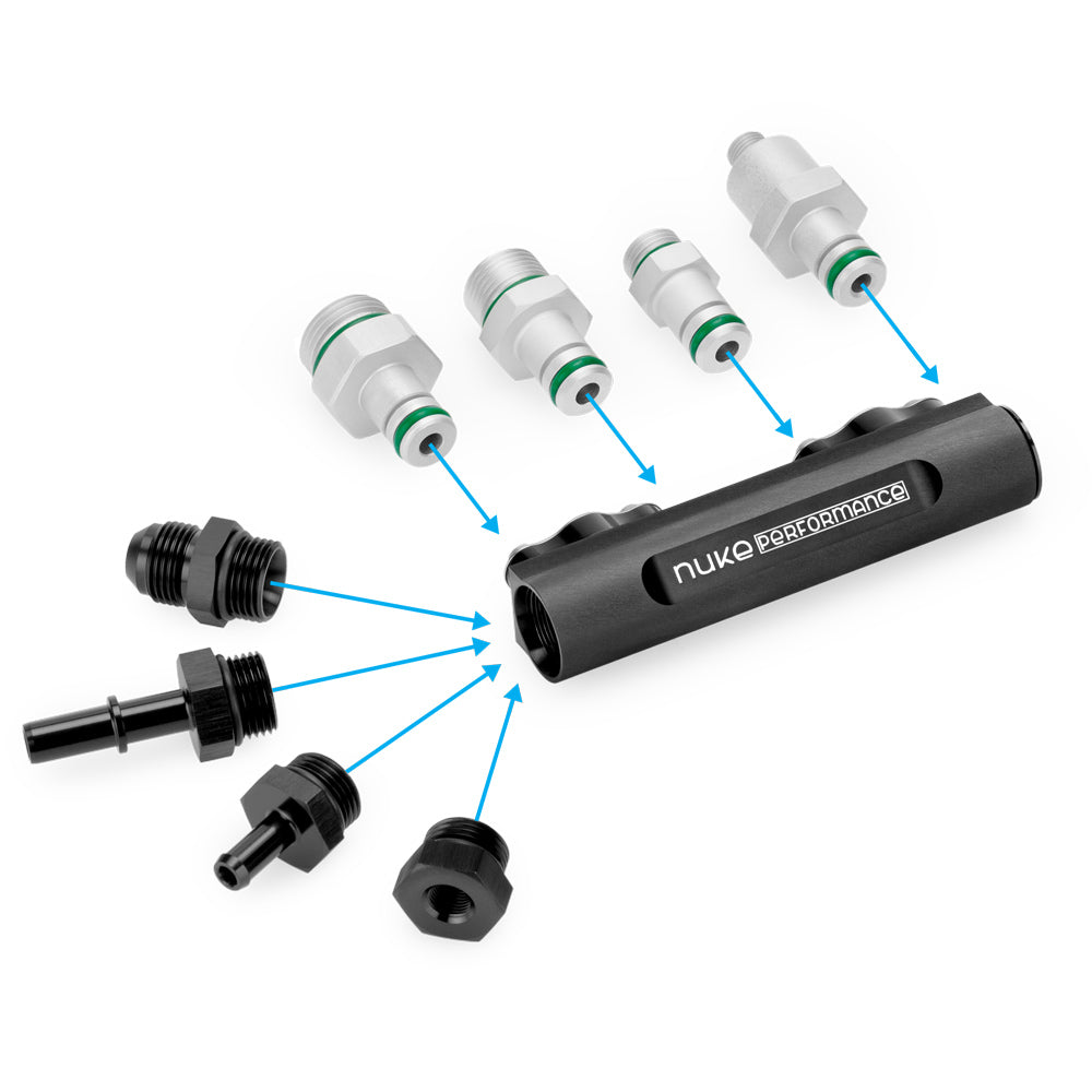 Nuke Performance - Fuel log fitting to M12x1.5