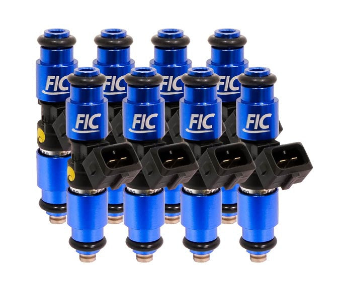 Fuel Injector Clinic - 1200cc (130 lbs/hr at OE 58 PSI fuel pressure) FIC Fuel Injector Clinic Injector Set for Dodge 5.2L (2000-2001), 5.9L (2000-2003), 4.7L (2002-2007), 6.4L (2014 - present) (High-Z)(IS155-1200H)