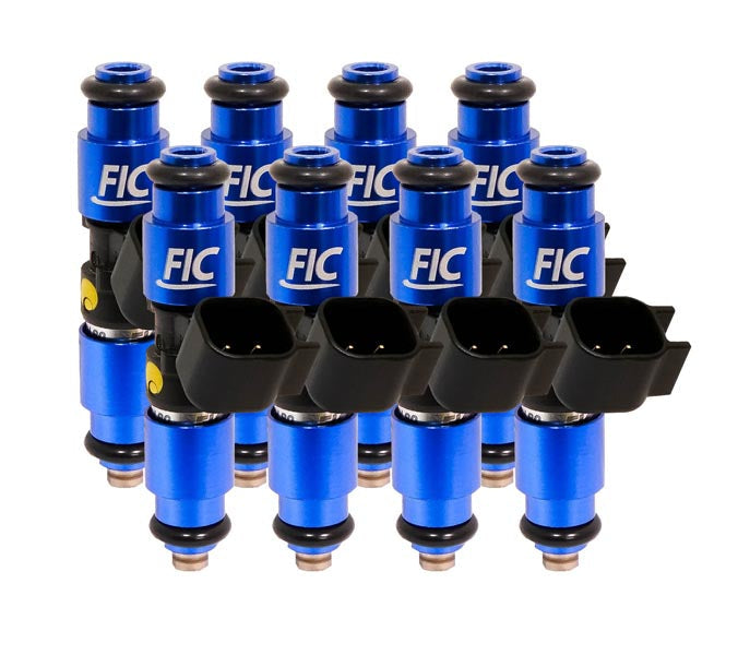 Fuel Injector Clinic - 1440cc (160 lbs/hr at OE 58 PSI fuel pressure) FIC Fuel Injector Clinic Injector Set for Dodge 5.2L/5.9L (1994-1998) (High-Z) (IS154-1440H)