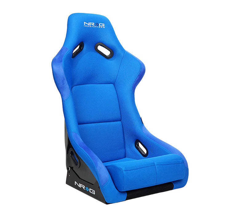 NRG - Fiber Glass Bucket Seat XL - Blue