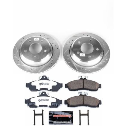 Power Stop 94-96 Chevrolet Impala Front & Rear Z26 Street Warrior Brake Kit