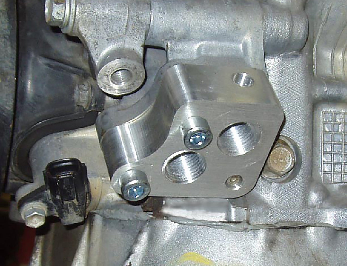 1UZ Oil Filter Relocation Plate