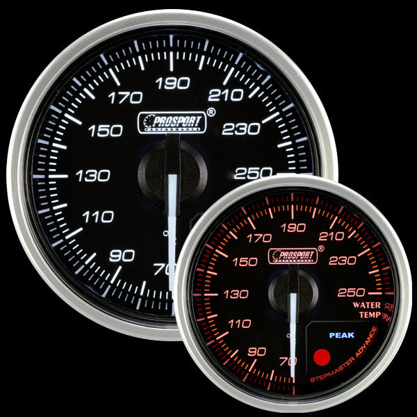 Prosport Gauges - 2-1/16" Supreme Series Electrical Water Temperature Gauge