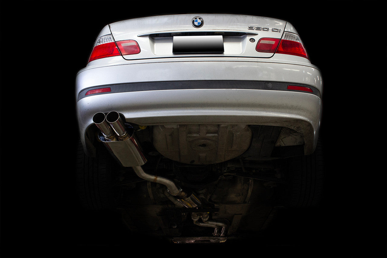 ISR Performance Series II - MBSE Resonated Catback - BMW E46 Early 323/328