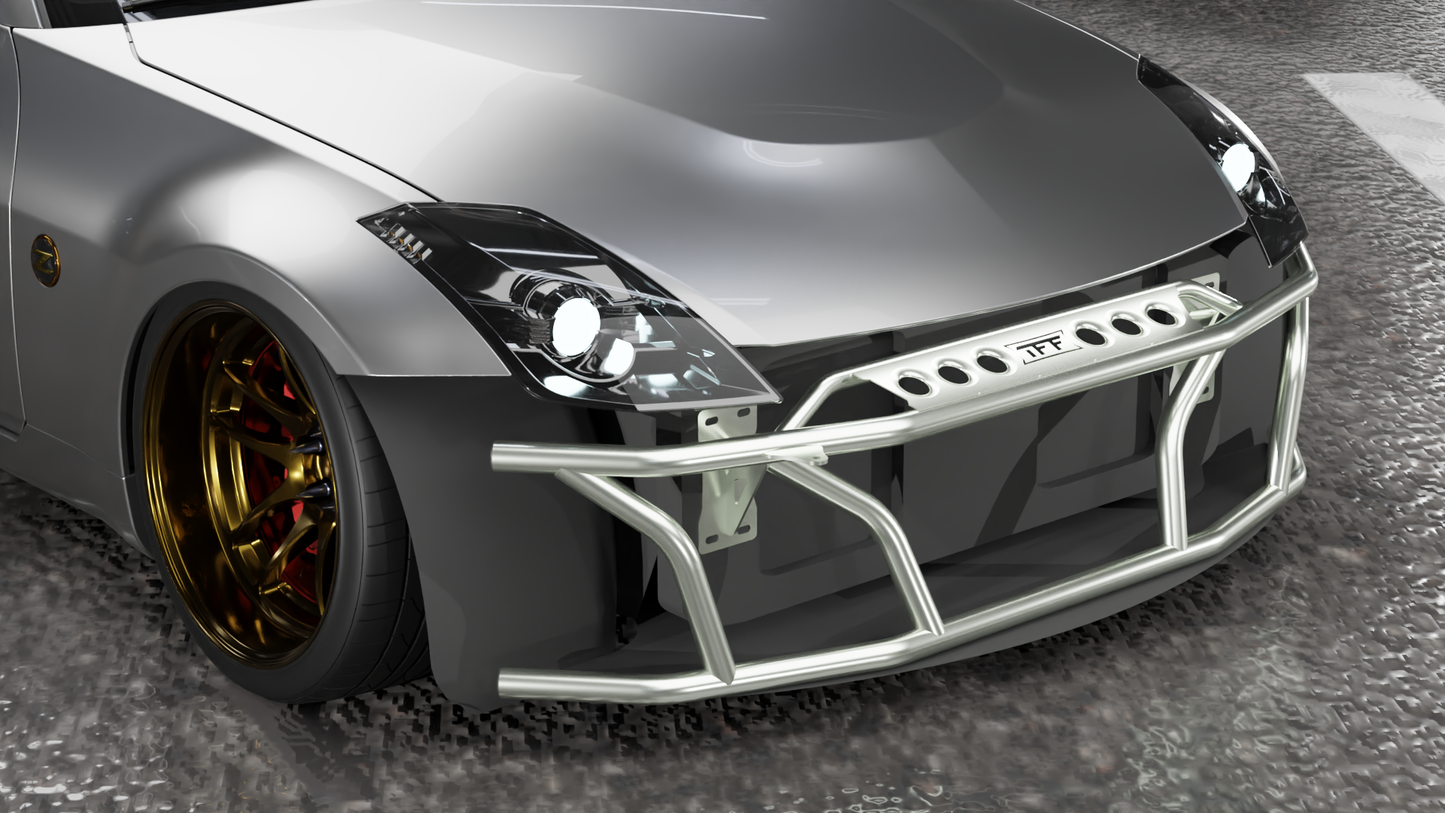 True Focus Fabrication - Nissan 350Z - Dual Row Front Bash Bar
