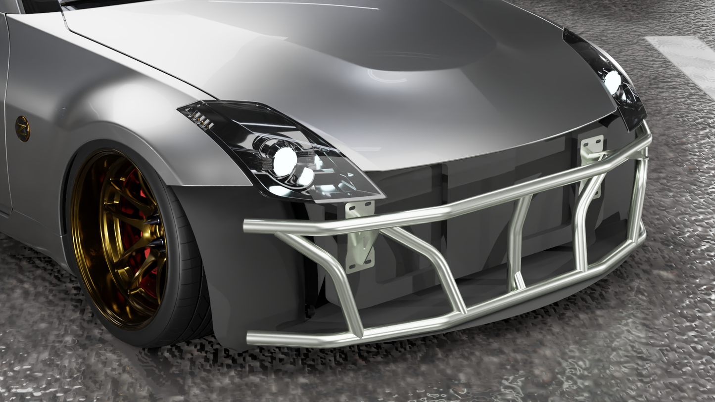 True Focus Fabrication - Nissan 350Z - Dual Row Front Bash Bar
