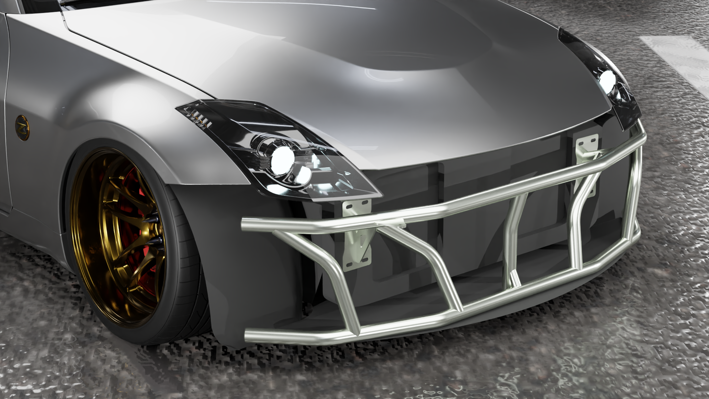 True Focus Fabrication - Nissan 350Z - Dual Row Front Bash Bar