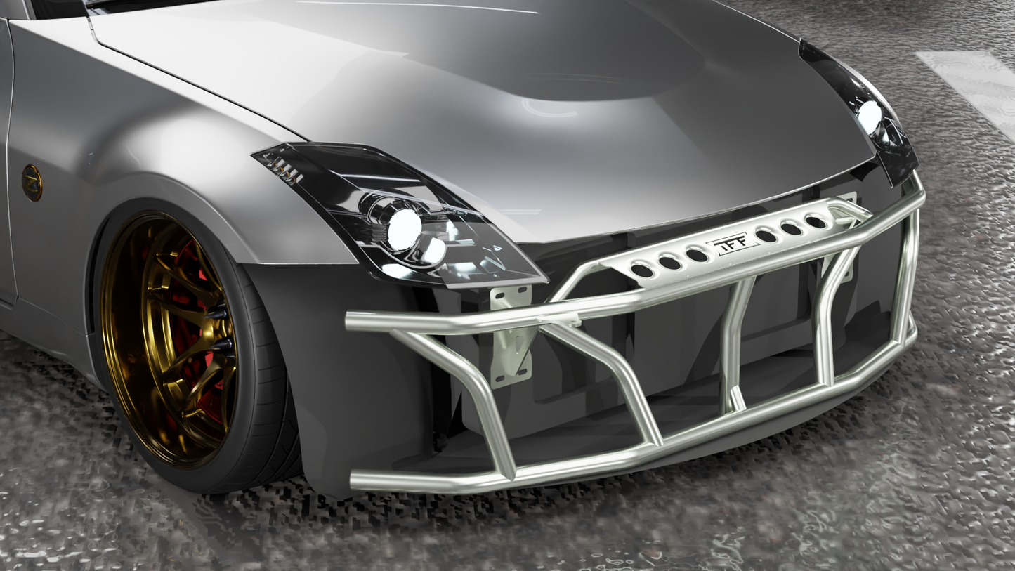 True Focus Fabrication - Nissan 350Z - Dual Row Front Bash Bar