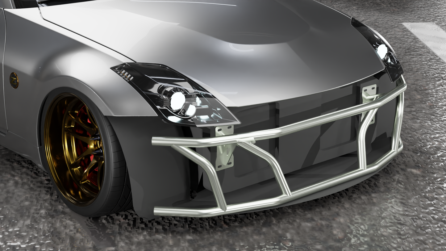 True Focus Fabrication - Nissan 350Z - Dual Row Front Bash Bar