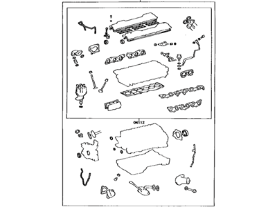 Toyota OEM 2JZGE VVT-I Engine Gasket Rebuild Kit (04111-46102)