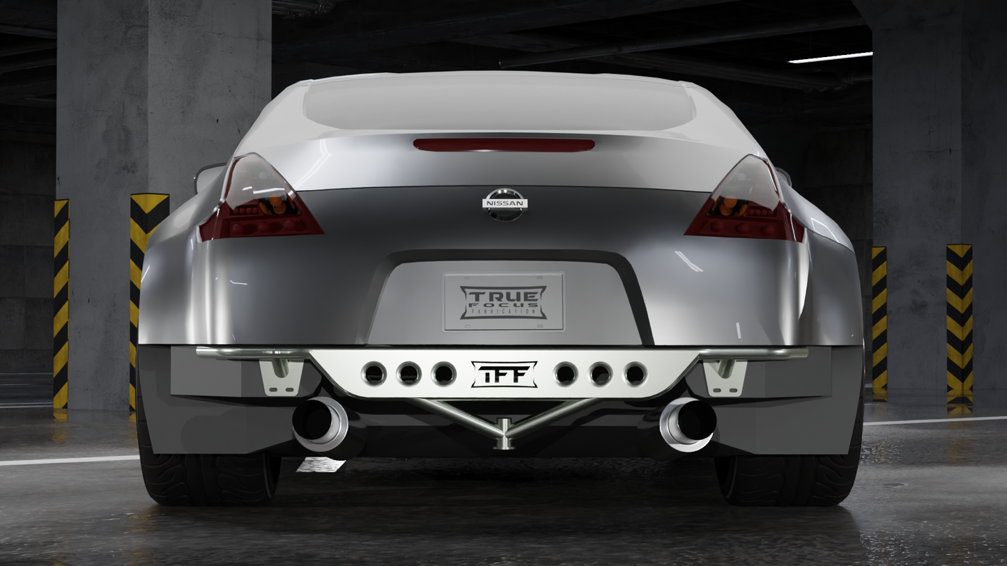 True Focus Fabrication - Nissan 370Z - Street Shark Rear Bash Bar