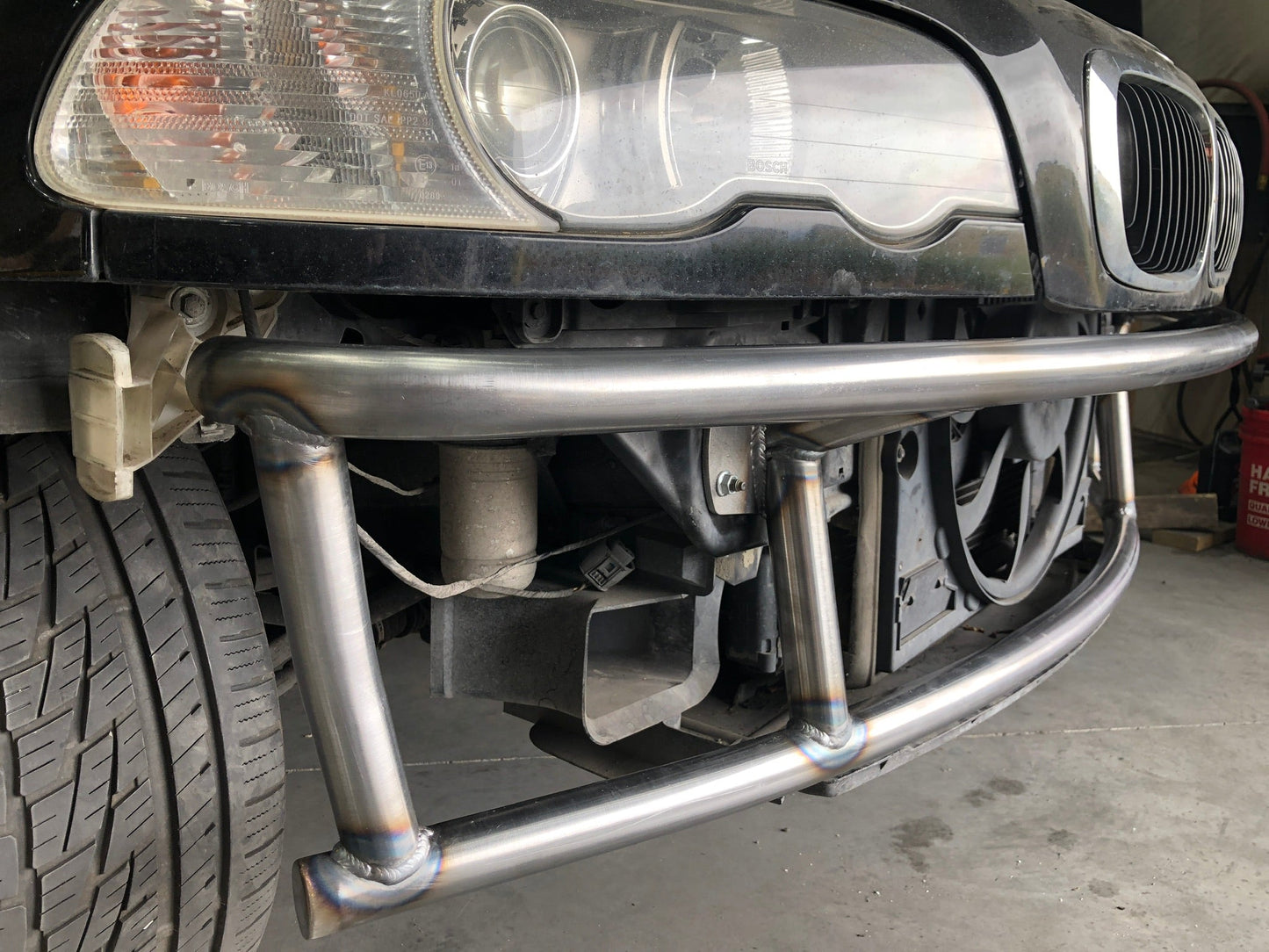 True Focus Fabrication - BMW E46 - Dual Row Front Bash Bar