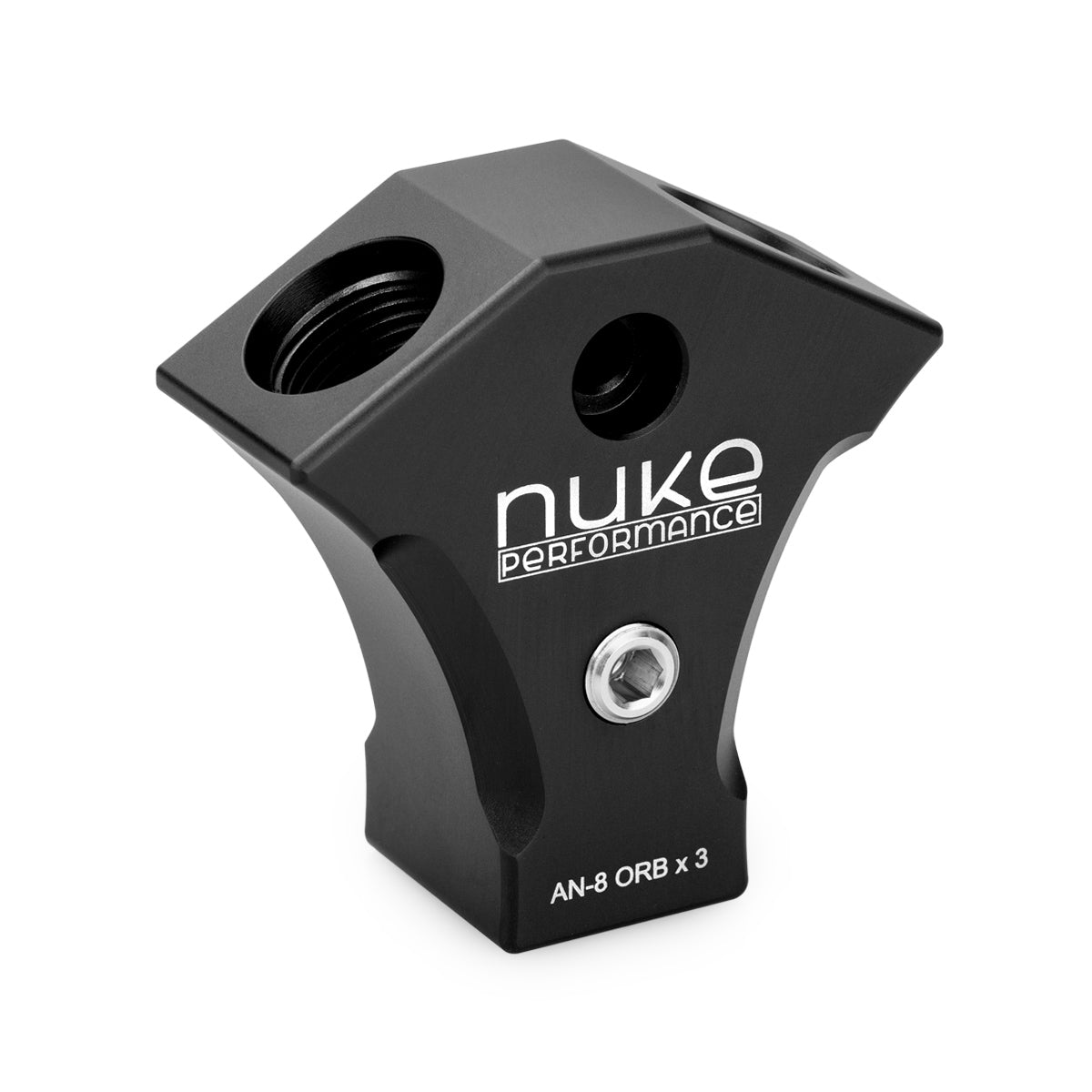Nuke Performance - Y-Block Adapter Fitting, AN-8 ORB (3x) – Drift HQ