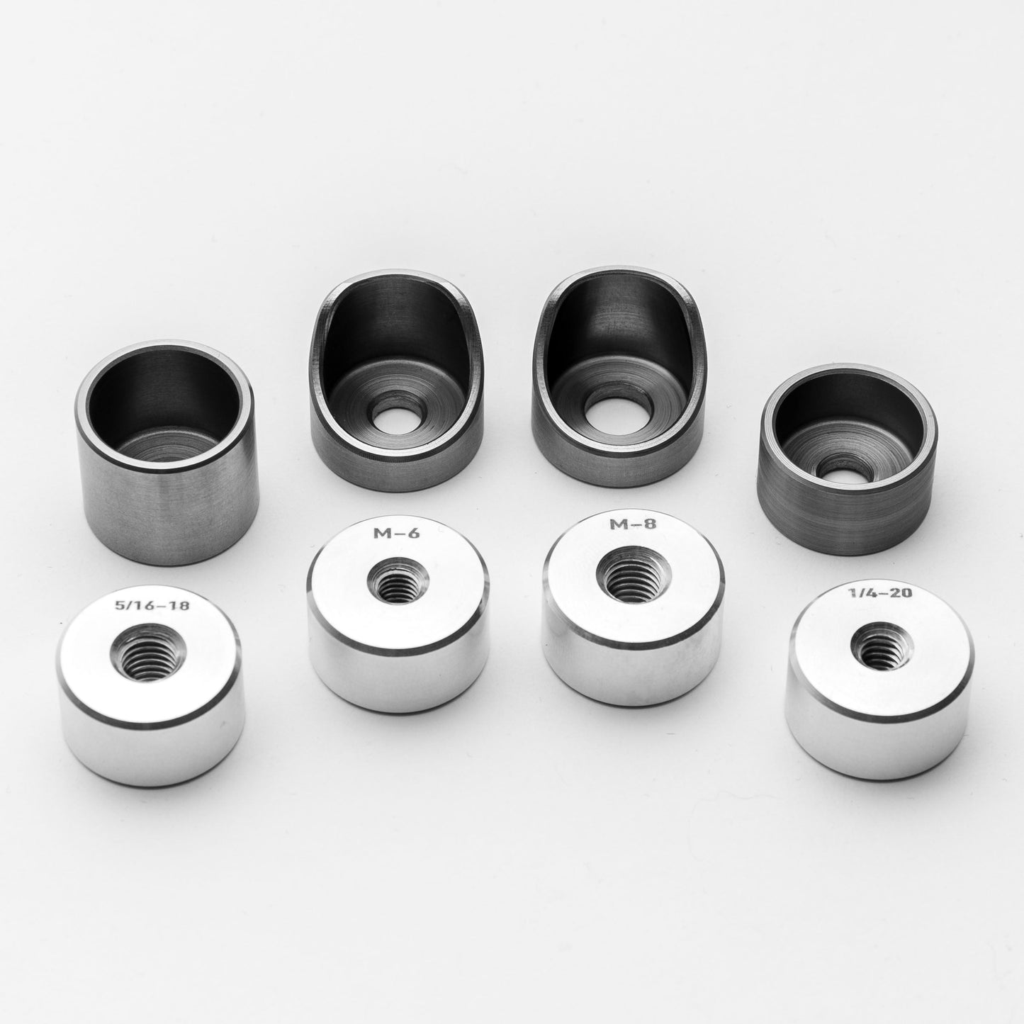 411 WORKS - 411WORKS Steel Cups w/ Aluminum Bungs