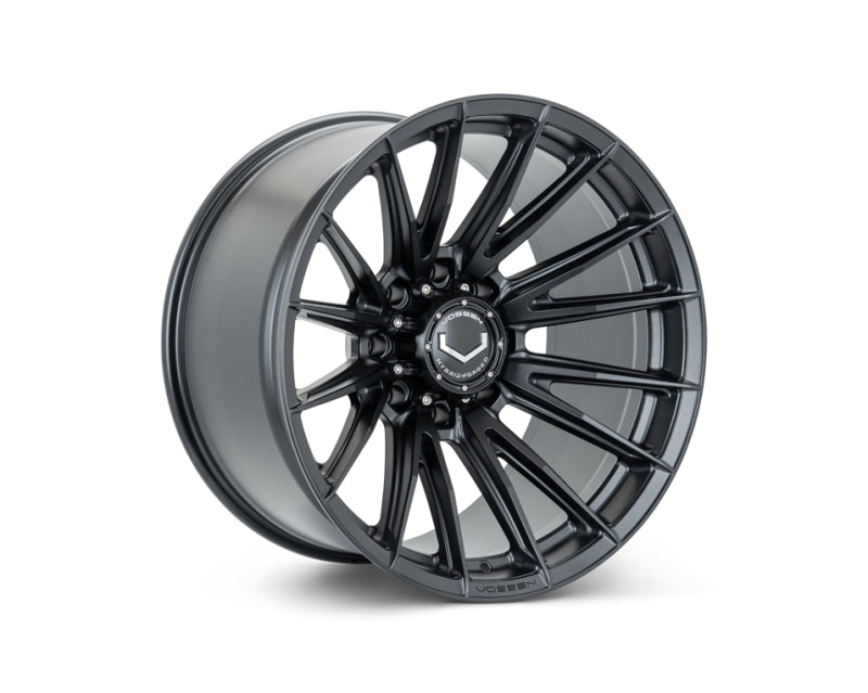Vossen HFX-2 24x11 - 8x180 - ET0 - Deep Face - 124.3 - Satin Black Wheel