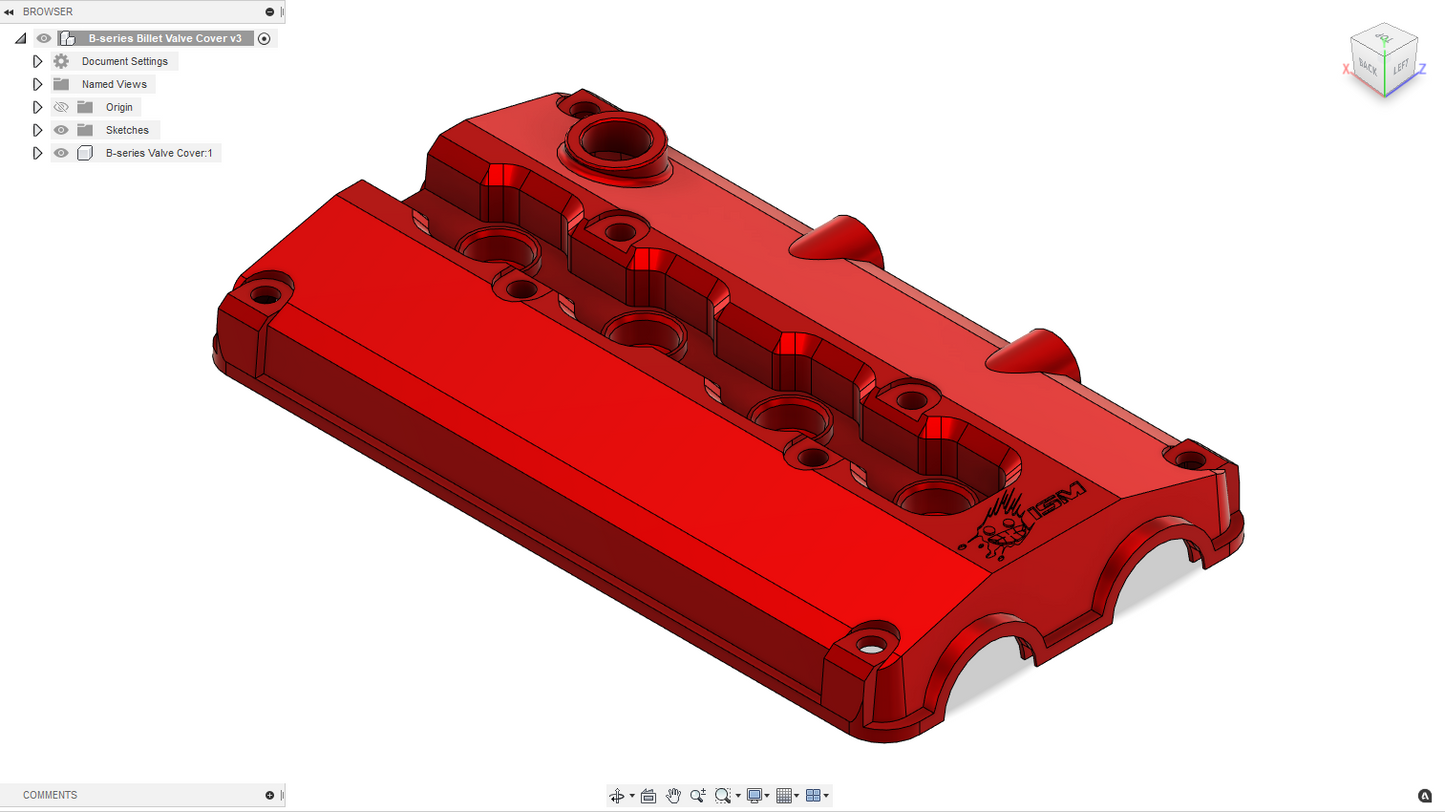 Ichiban Engineering - B-series - B16 / B18 / B20 - Billet Valve Covers