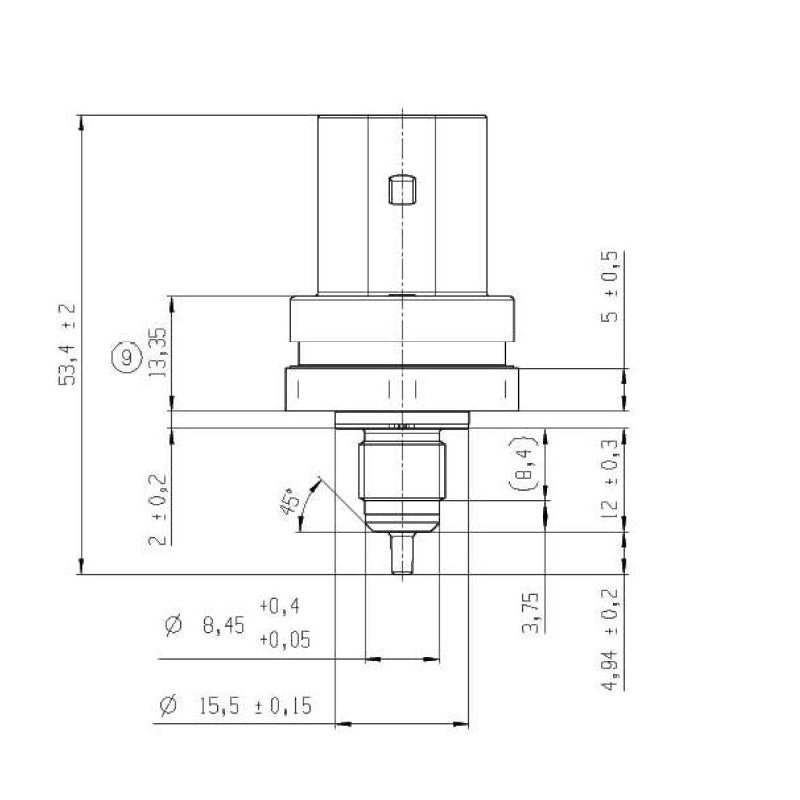 Nuke Performance - 10 BAR (150 PSI) Bosch fuel/oil pressure/temperature sensor, M10x1
