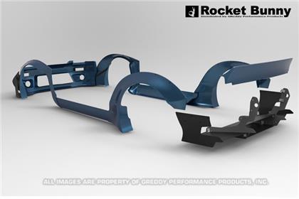 GReddy RPS13 V2 Rocket Bunny Aero Front and Rear Fenders