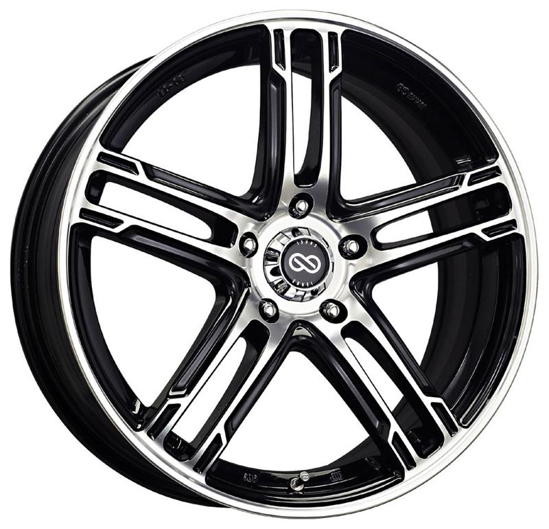 Enkei FD-05 18X7.5 4x100 45mm Offset 72mm Bore Matte Black Wheel (MOQ 40)