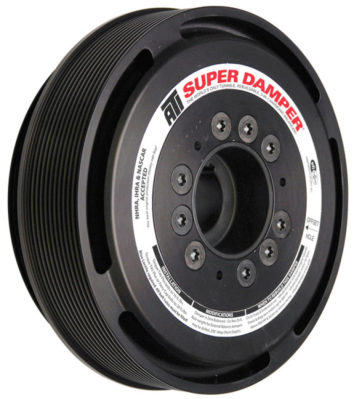 ATI Damper - 8.19in - Alum - 10 & 4 Grv - LS3 Camaro - 10-15 - Gen 3 Vortec Truck - LS - 6 Per OD