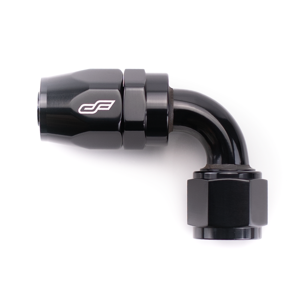 ColorFittings - 10 AN 90 Degree Female Aluminum Hose End Fitting