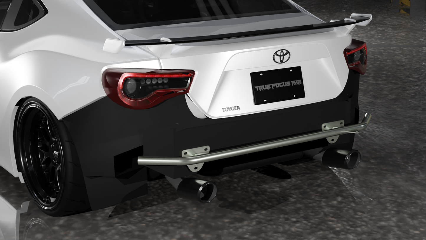 True Focus Fabrication - Scion FR-S / Subaru BRZ / Toyota GT86 - Rear Standard Bash Bar