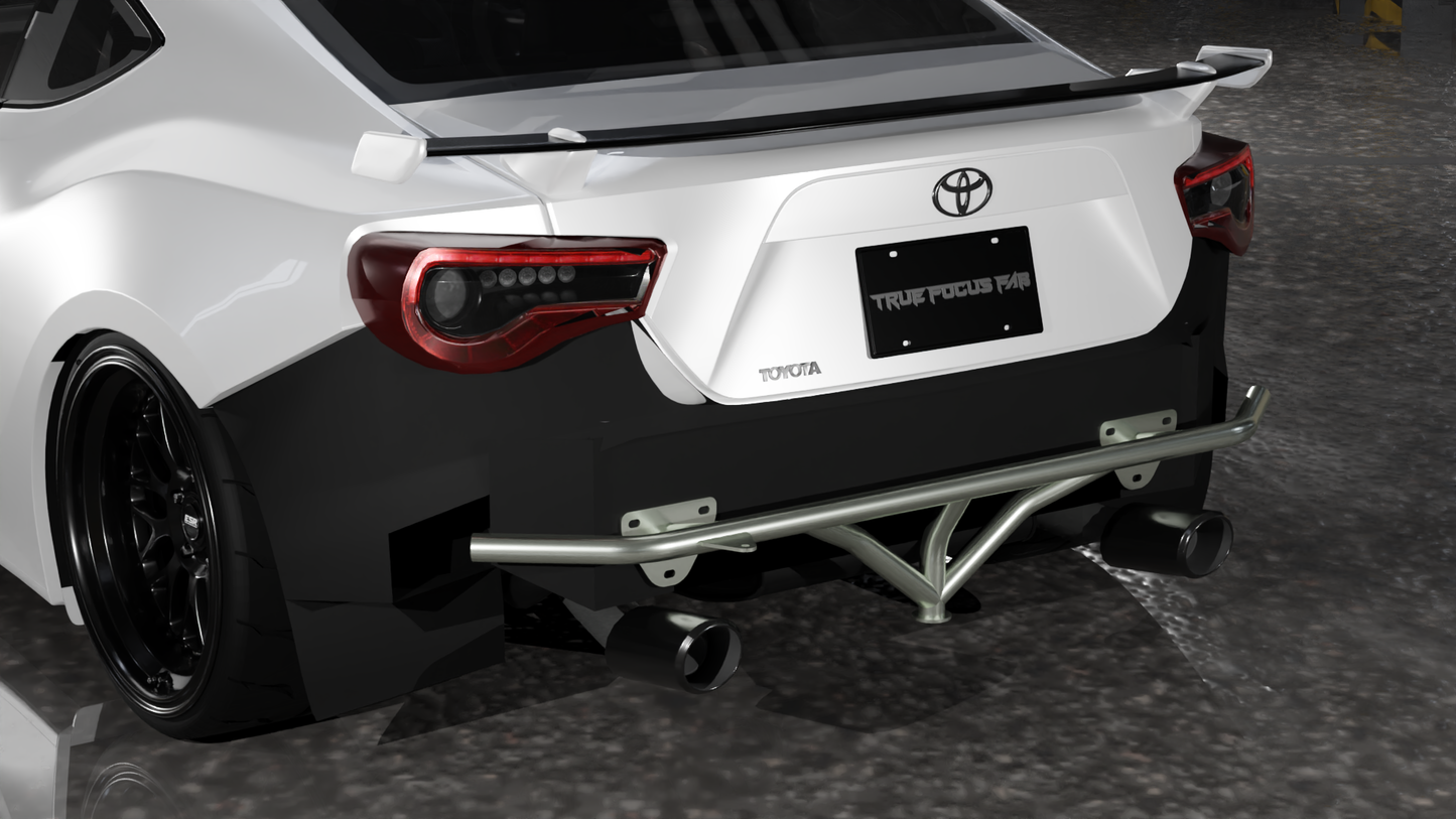 True Focus Fabrication - Scion FR-S / Subaru BRZ / Toyota GT86 - Rear Standard Bash Bar