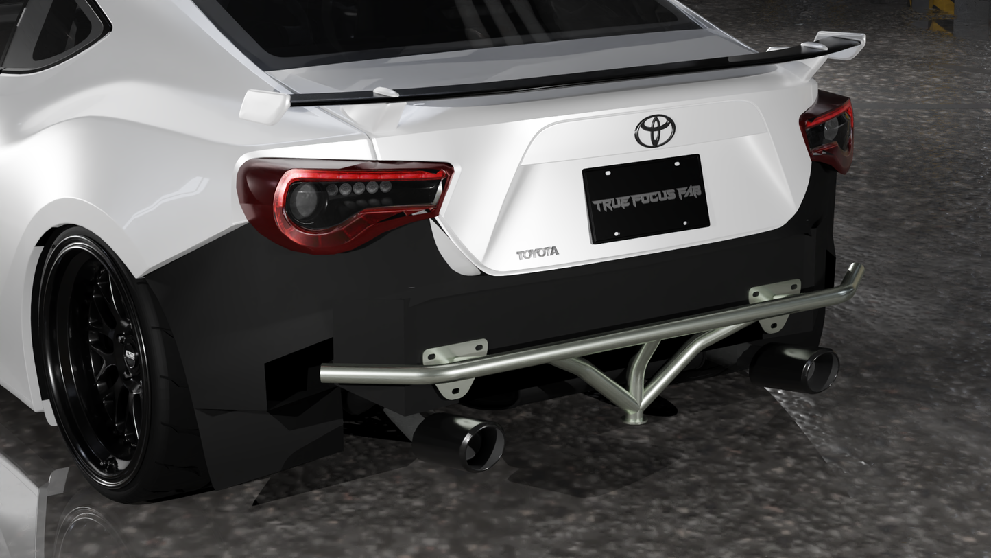 True Focus Fabrication - Scion FR-S / Subaru BRZ / Toyota GT86 - Rear Standard Bash Bar