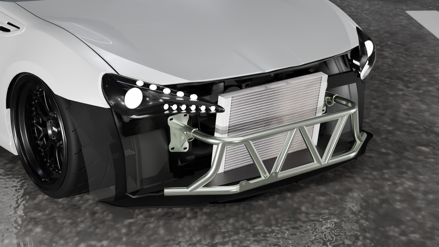 True Focus Fabrication - Scion FR-S / Subaru BRZ / Toyota GT86 - Street Shark Front Bash Bar