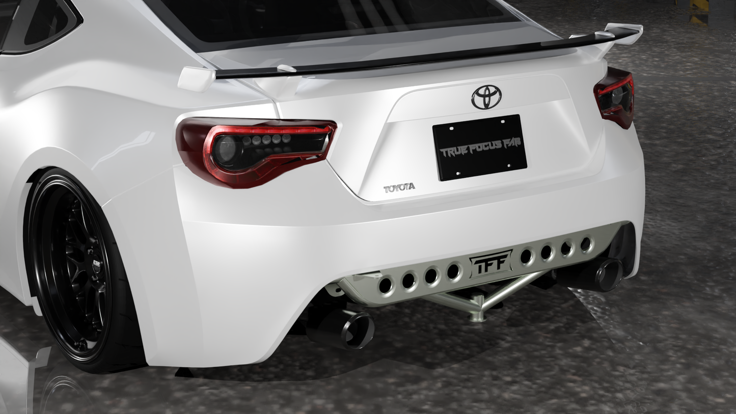 True Focus Fabrication - Scion FR-S / Subaru BRZ / Toyota GT86 - Street Shark Rear Bash Bar