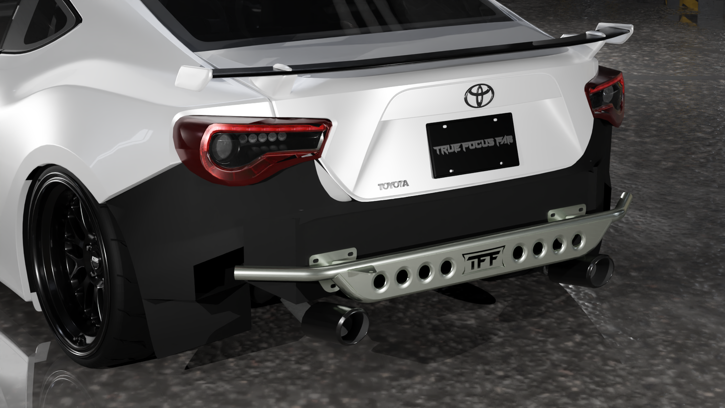 True Focus Fabrication - Scion FR-S / Subaru BRZ / Toyota GT86 - Street Shark Rear Bash Bar