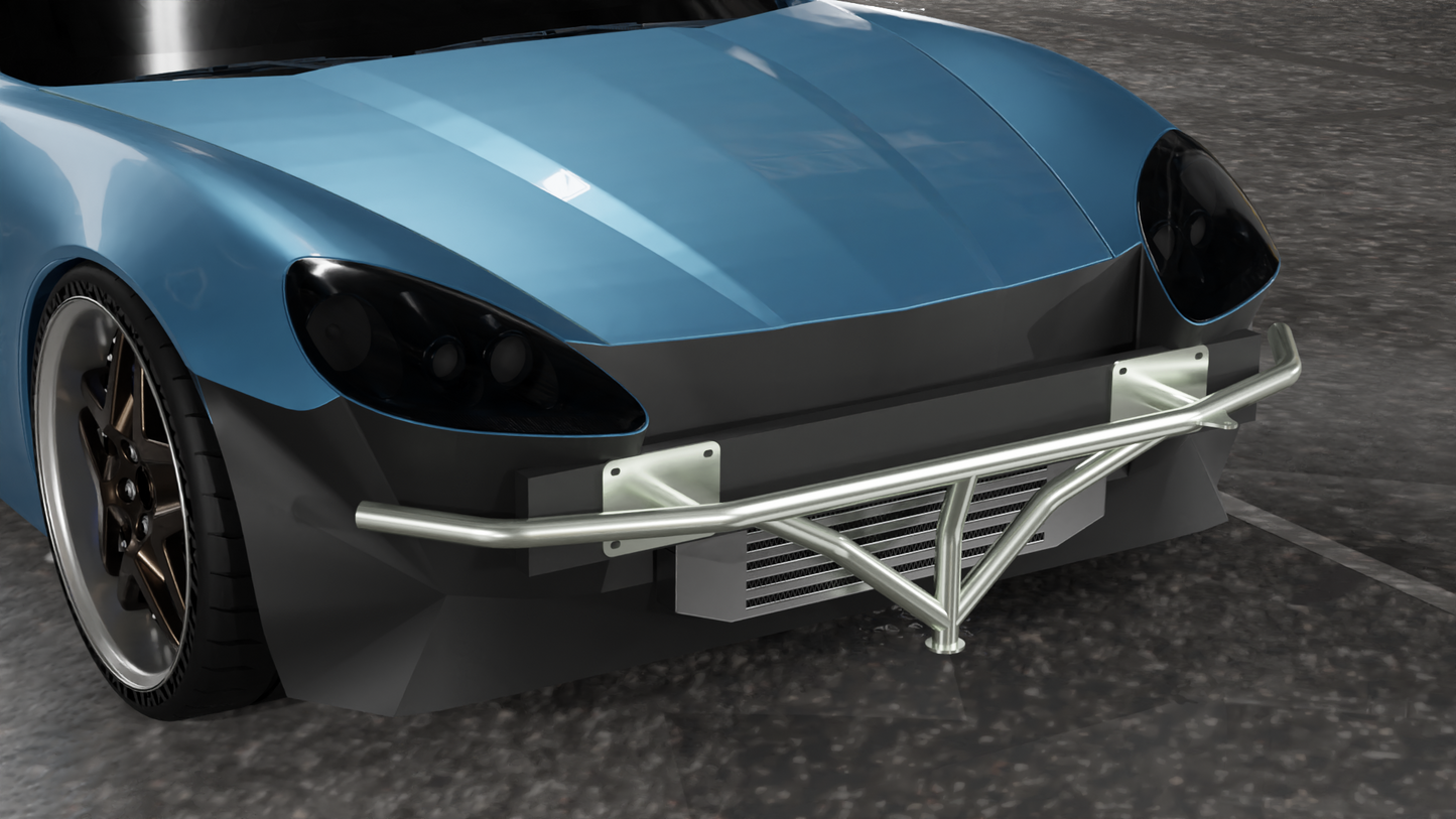 True Focus Fabrication - Chevrolet C6 Corvette - Standard Front Bash Bar