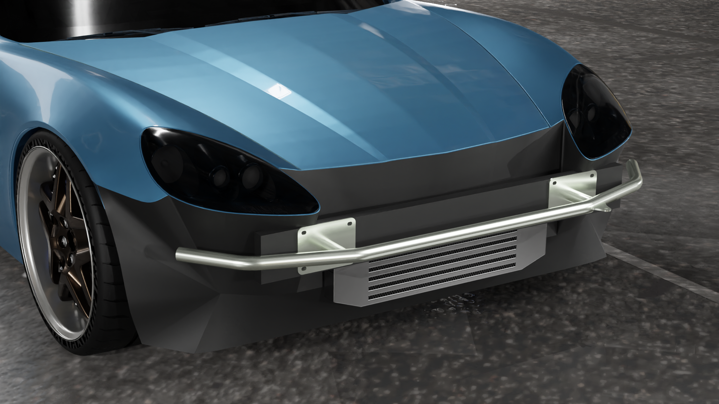 True Focus Fabrication - Chevrolet C6 Corvette - Standard Front Bash Bar