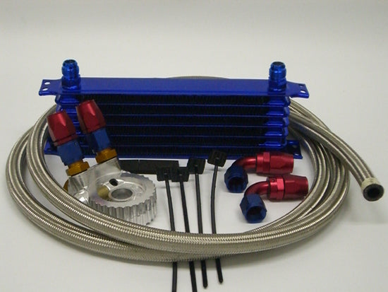 Prosport Gauges - Prosport Oil Cooler Kit-Blue