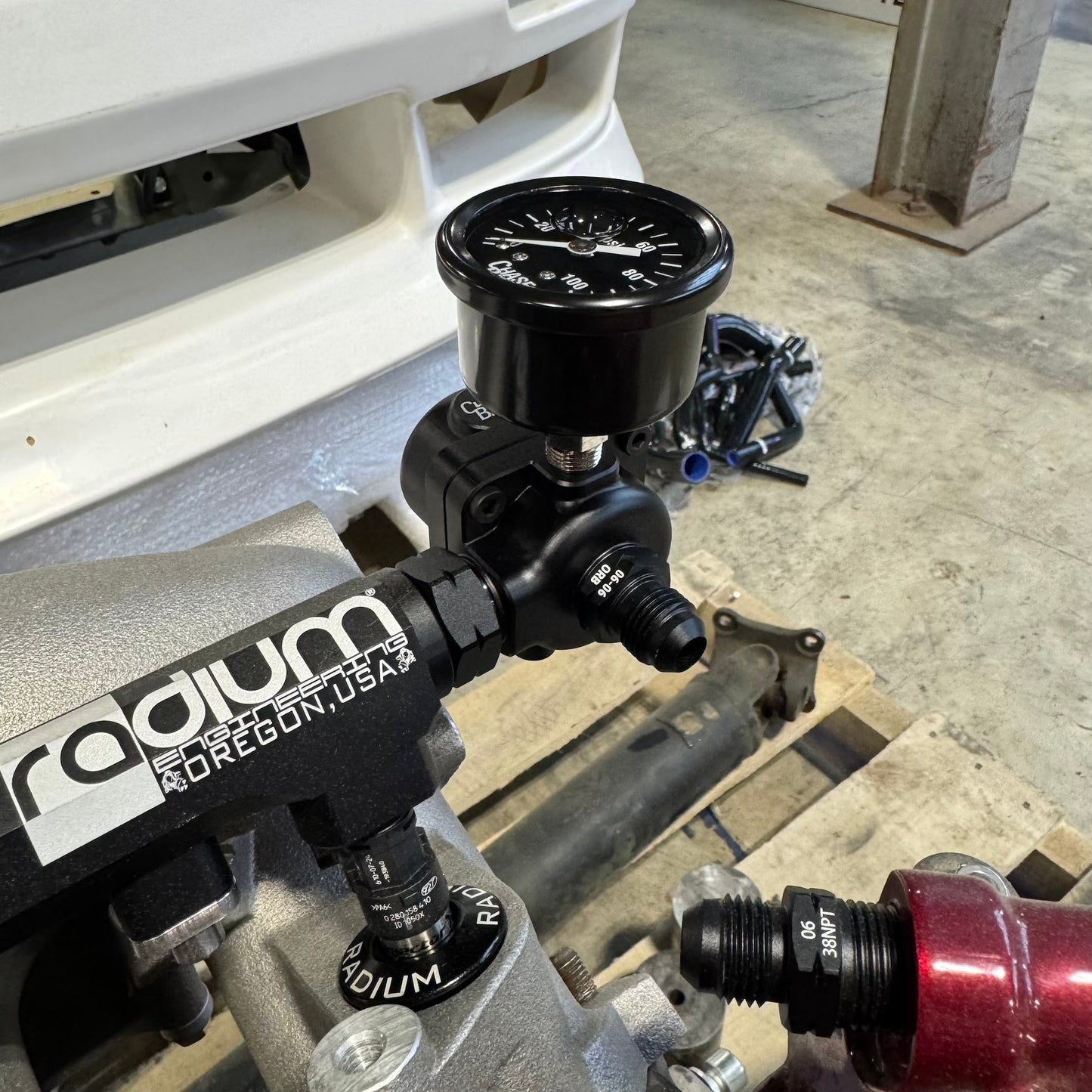 Chase Bays Ultra Compact Fuel-Rail-Mount Fuel Pressure Regulator