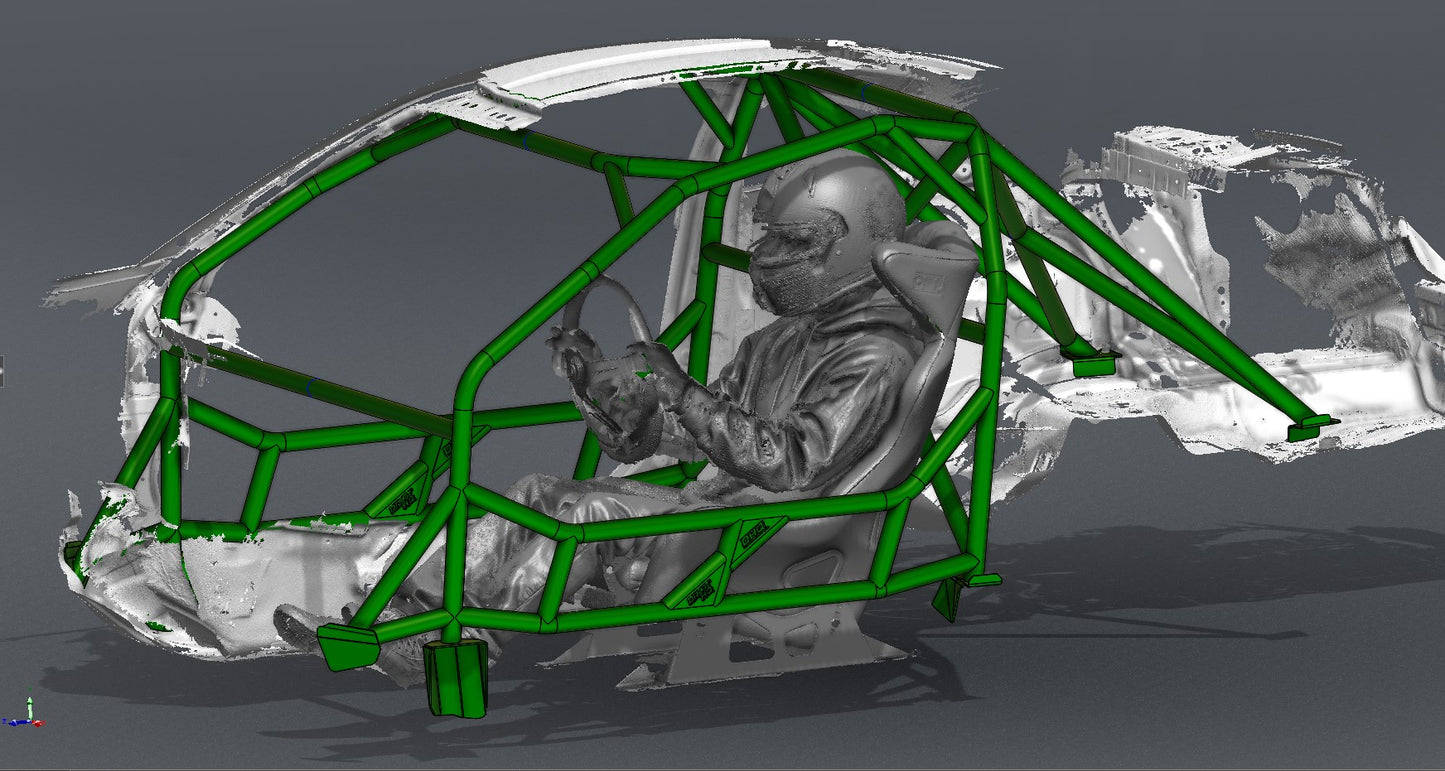 CAGEKITS - FRS / BRZ FD Spec Roll Cage - Non-Gutted Doors