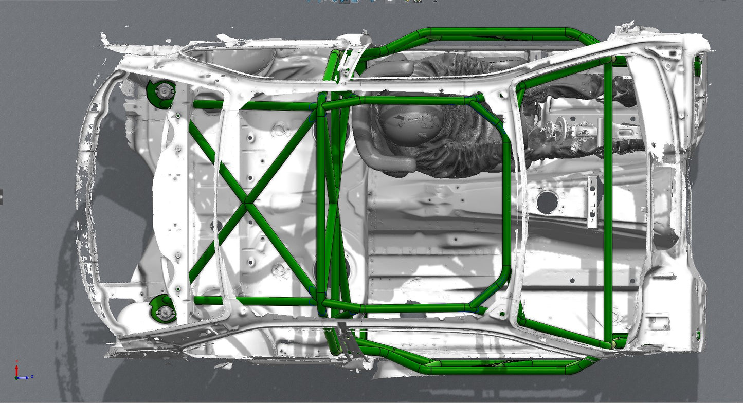 CAGEKITS - E36 Coupe FD Spec Roll Cage - Gutted Doors