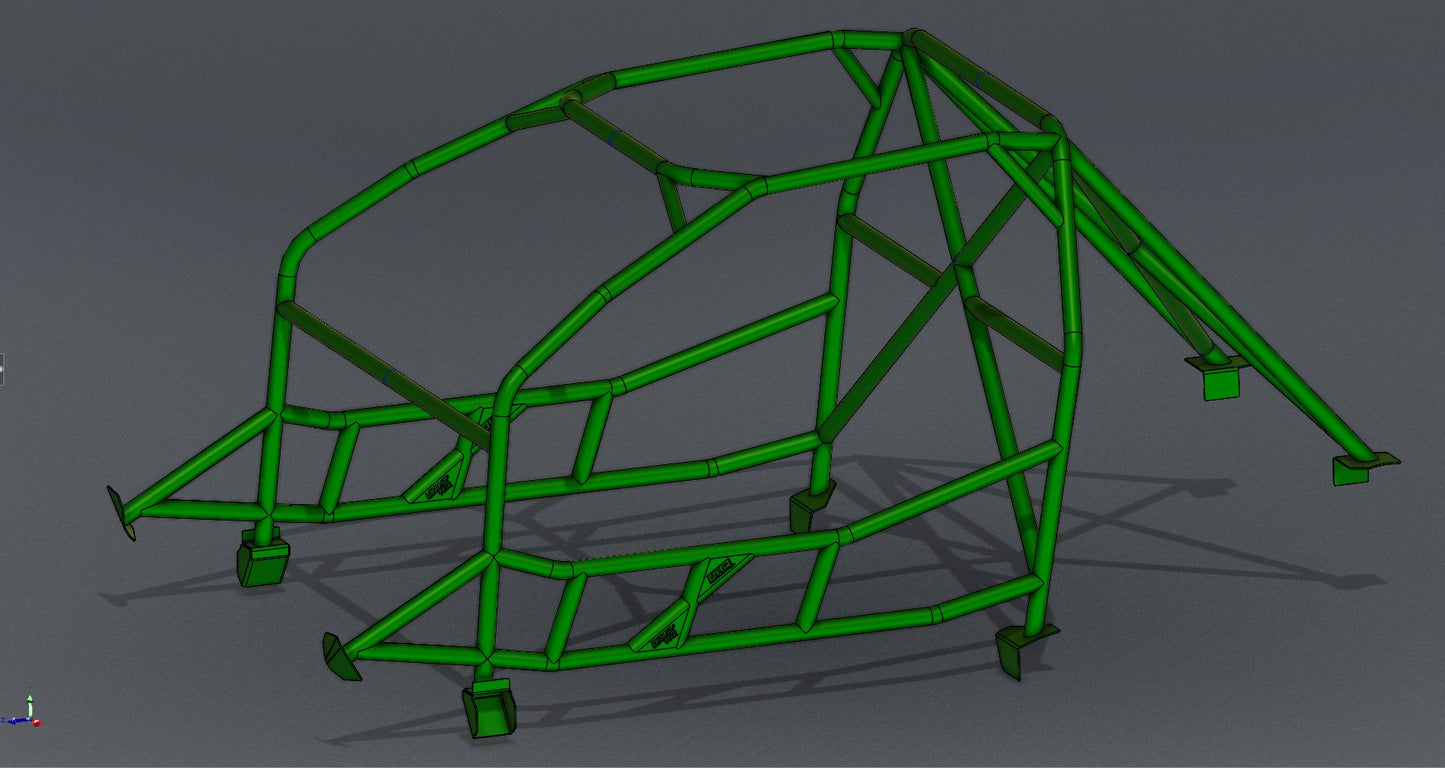 CAGEKITS - E46 Sedan FD Spec Roll Cage - Non-Gutted Doors