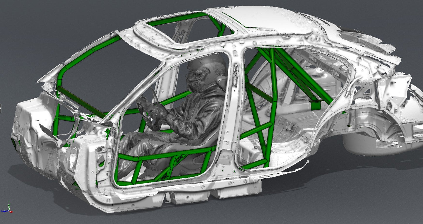 CAGEKITS - E46 Sedan FD Spec Roll Cage - Non-Gutted Doors