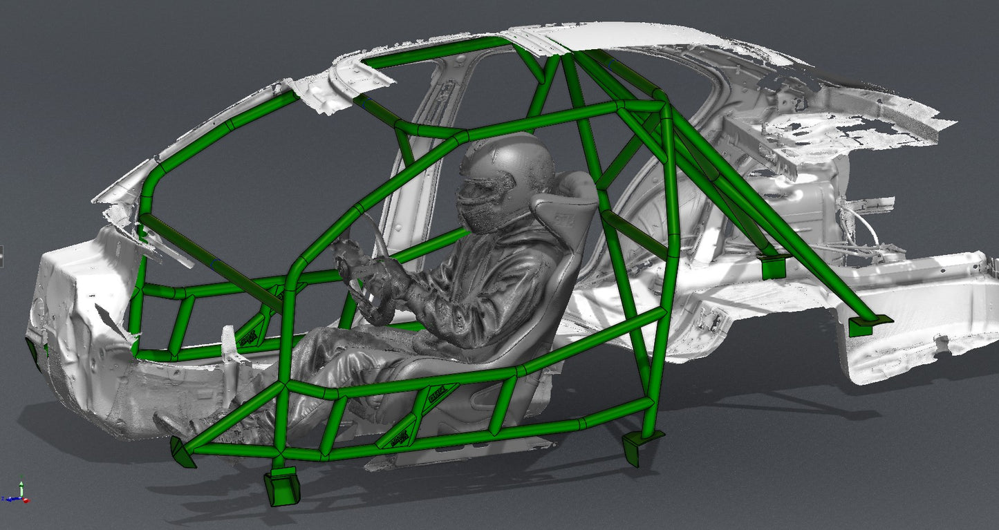 CAGEKITS - E46 Sedan FD Spec Roll Cage - Non-Gutted Doors