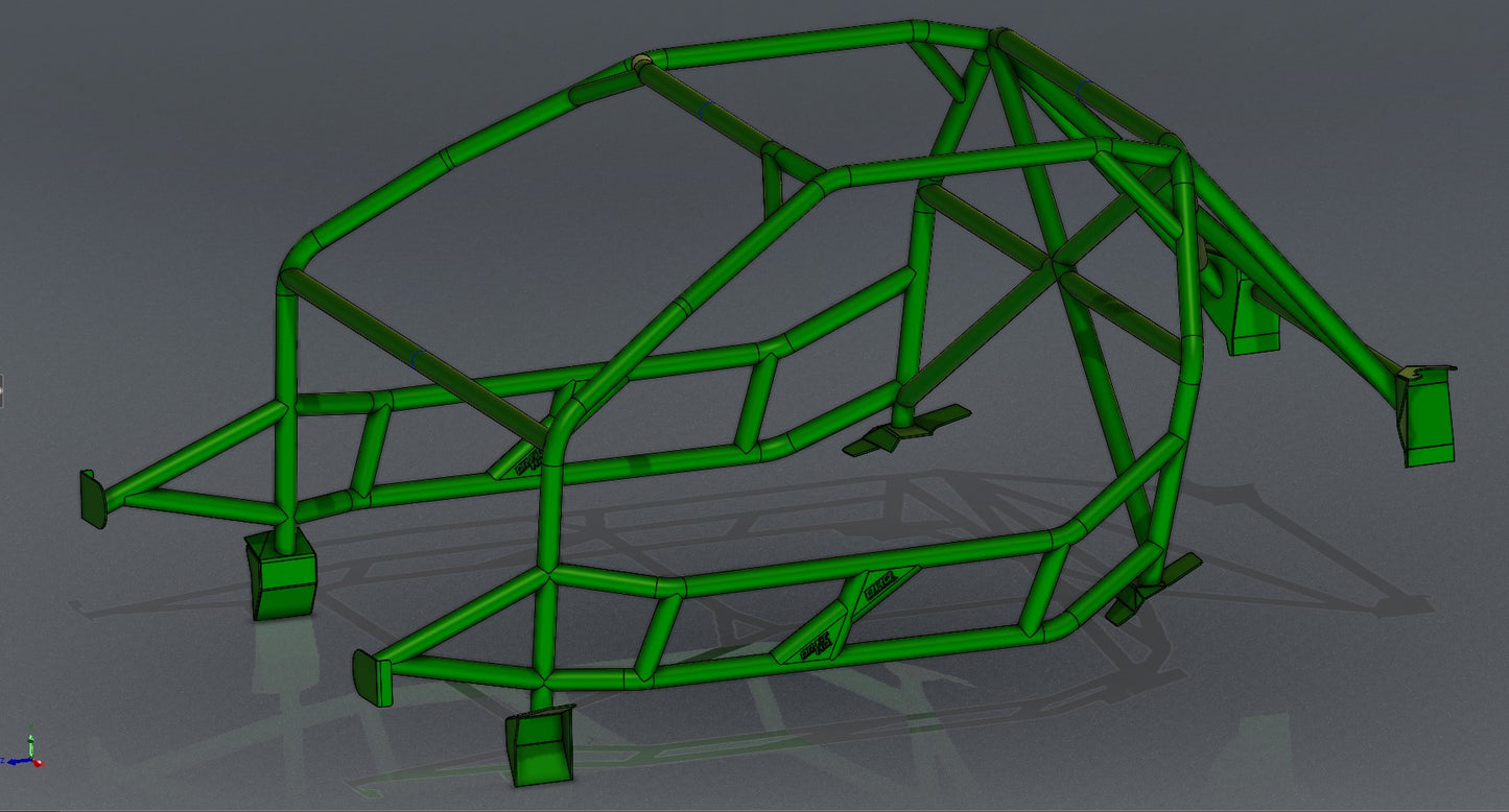 CAGEKITS - MAZDA RX7 FC - FD Spec Roll Cage - Gutted Doors