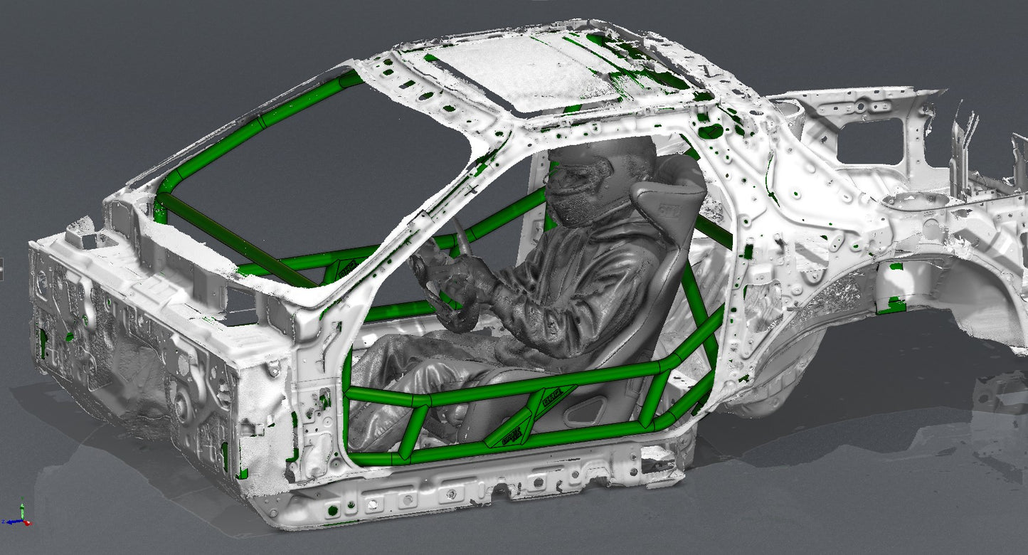 CAGEKITS - MAZDA RX7 FC - FD Spec Roll Cage - Gutted Doors