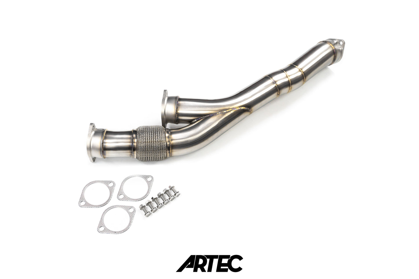 ARTEC - Nissan RB26 Twin 3.5" Stock Frame Front Pipe
