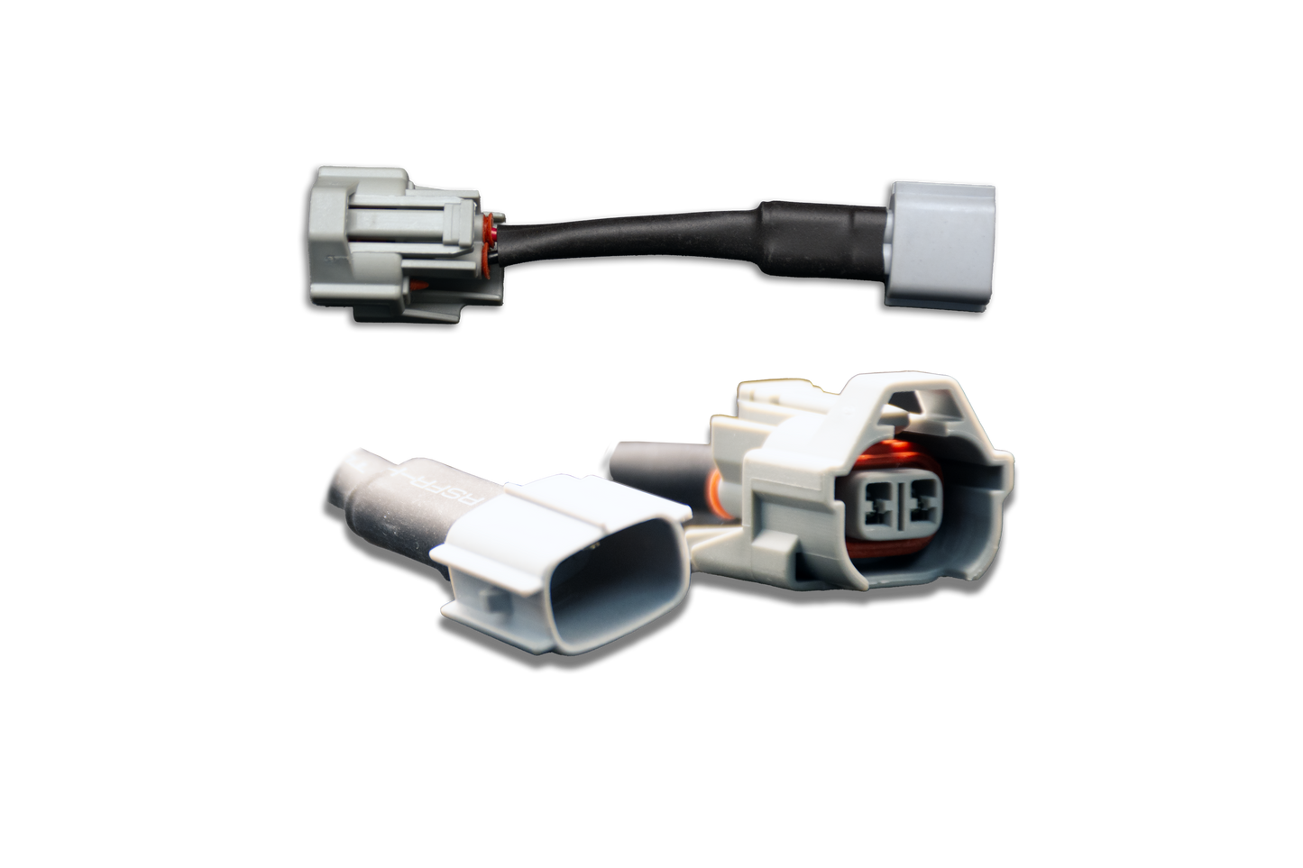 Fuel Injector Clinic - Set of 4 Denso (female) to Toyota (male) injector plug adaptors (padpdtot4)