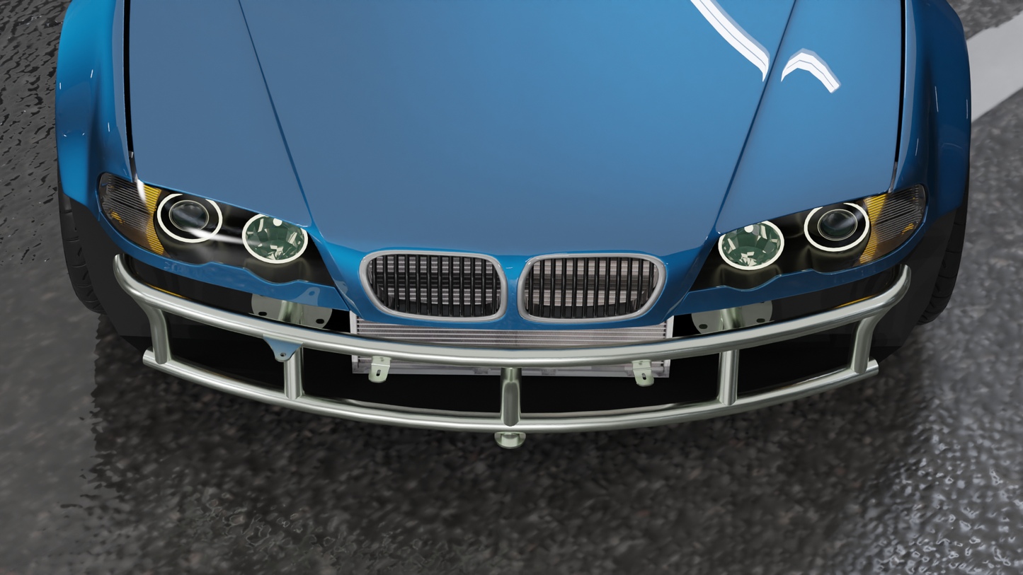 True Focus Fabrication - BMW E46 - Dual Row Front Bash Bar