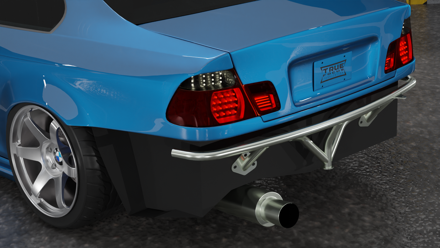 True Focus Fabrication - BMW E46 - Standard Rear Bash Bar