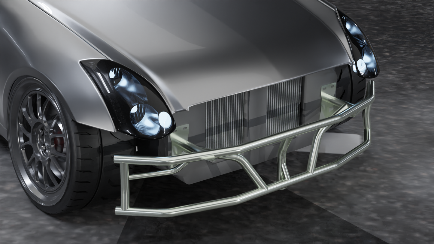 True Focus Fabrication - Infiniti G35 - Dual Row Front Bash Bar