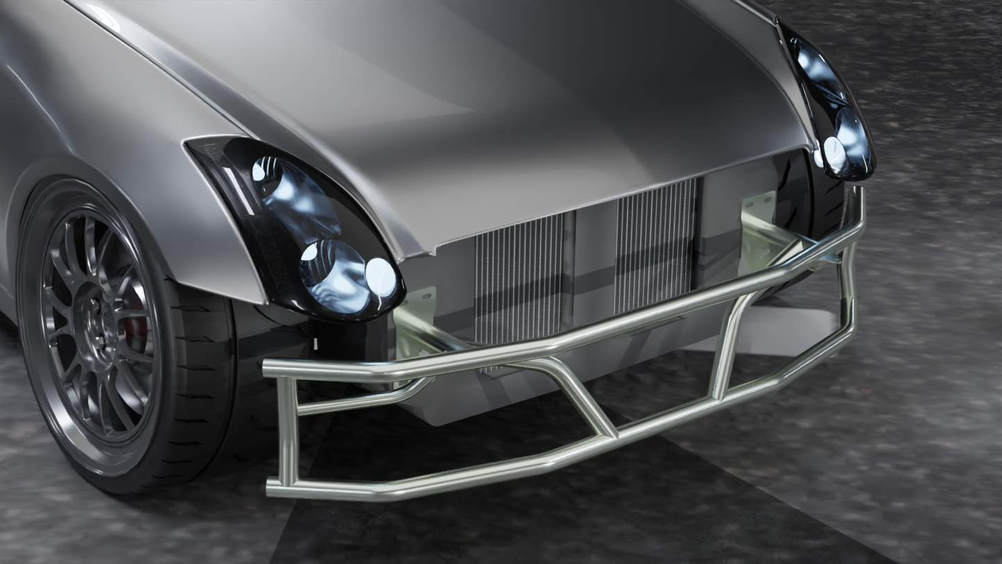 True Focus Fabrication - Infiniti G35 - Dual Row Front Bash Bar