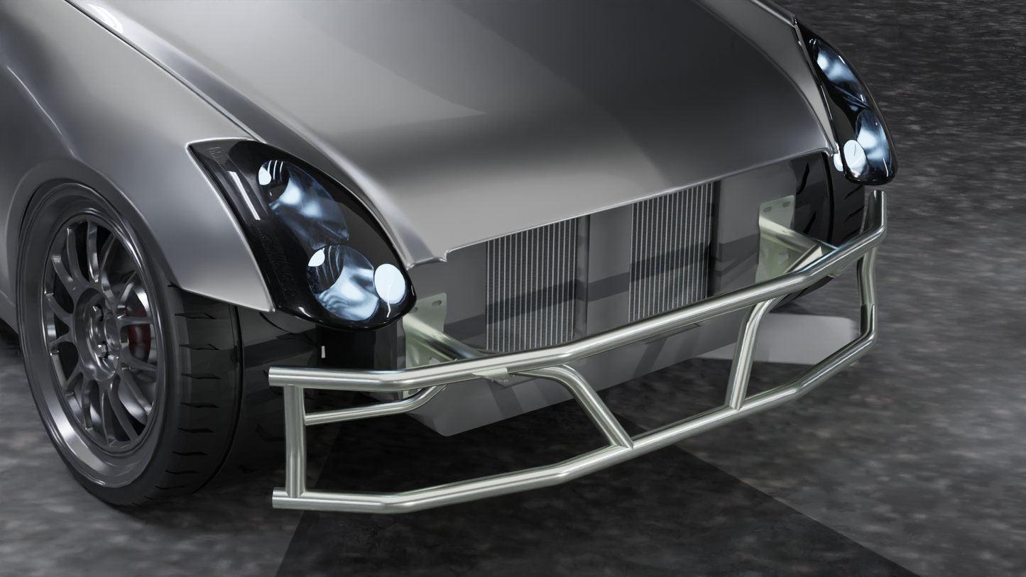 True Focus Fabrication - Infiniti G35 - Dual Row Front Bash Bar